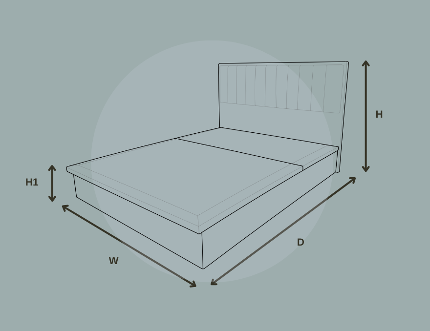 Trinity Bed Frame (w/ Storage Divan)*